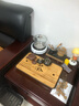 玉蘭香玻璃消毒鍋平底帶蓋茶洗可加熱煮茶杯器茶具器皿茶道配件 大號(hào)鍋1500ml+白爐800w 曬單實(shí)拍圖
