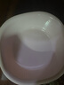 茶花（CHAHUA）加厚塑料抑菌抗菌洗臉盆家用寶寶嬰兒臉盆大小號 精益方盆圓盆 抑菌方盆-粉色2件套 曬單實拍圖