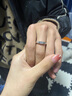 舒弗純銀s925白金男士戒指一克拉仿真鉆戒結(jié)婚對戒時尚男戒莫桑石戒指 50分【莫桑鉆+證書+黑卡+腰碼】 19號 曬單實拍圖