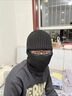 逐港帽子男士冬季騎車(chē)防風(fēng)女針織帽子圍脖一體防寒頭套冬天保暖毛線(xiàn)帽 黑色 男女通用（加絨加厚） 曬單實(shí)拍圖