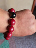 潮之夢(mèng)朱砂手串生肖本命佛男士本命年原礦紫金砂佛珠守護神兔年轉運手鏈 普賢菩薩(16mm)龍蛇 曬單實(shí)拍圖