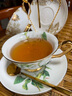 心飾園咖啡杯禮盒歐式高檔骨瓷杯碟英式下午茶茶杯套裝陶瓷生日禮物杯子 金枝綠葉（2杯碟帶架）深藍盒 曬單實(shí)拍圖