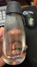 小北家玻璃杯密封便攜透明水瓶水杯玻璃杯子女夏天北歐ins個(gè)性創(chuàng)意網(wǎng)紅 300ml-黑色 曬單實(shí)拍圖