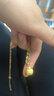 千影珠寶黃金項鏈9999足金吊墜女小蘋(píng)果真金墜子送女友套鏈情人節禮物 足金吊墜 重1.21-1.5g(含工費35) 曬單實(shí)拍圖