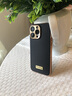 ENBANDA適用于蘋果16promax手機(jī)殼奢華真皮iphone15保護(hù)套超薄男商務(wù)14pro外殼防摔女款蘋果13手機(jī)套新款 【優(yōu)雅黑】頭層牛皮+鏡頭保護(hù) 蘋果15ProMax 曬單實(shí)拍圖