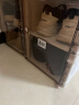 蚂蚁盒子（MAYIHEZI）免安装可折叠简易鞋盒茶色塑料鞋柜门口收纳防尘防潮 1列2层2格 实拍图