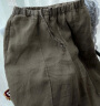 无印良品 MUJI 女式 法国亚麻 宽松裤 BEG07C1S 深灰色 S 晒单实拍图