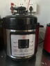 三角牌電壓力鍋電高壓鍋家用雙膽大容量智能定時(shí)預約多功能高壓電飯煲一鍵排氣 單膽【黑金不粘內膽】 4L 3-5人用 曬單實(shí)拍圖