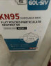 胜丽防尘口罩KN95独立装成人白色 M9501 50只/盒 实拍图