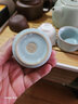 尋汝 汝窯茶杯茶具高檔單杯品茗杯陶瓷茶碗家用個(gè)人杯主人杯可養開(kāi)片 寬口杯-40ml1只 曬單實(shí)拍圖