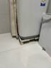 適用美的3公斤嬰兒童迷你洗衣機底座架加高架子10E12EV10EV05通用 四地腳【固定】小面板白 1層 曬單實(shí)拍圖