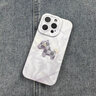 丁域（dingyu）輕奢小馬適用蘋(píng)果14手機(jī)殼全包鏡頭高端iphone15promax硅膠防摔可愛(ài)女 草紫色洛可可格紋小馬+前膜 iPhone15ProMax 曬單實(shí)拍圖