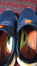 斯凱奇（Skechers）男鞋休閑鞋軟底透氣男鞋一腳蹬網(wǎng)面鞋男運動(dòng)舒適 海軍藍色/橘色/NVOR 42.5 曬單實(shí)拍圖
