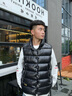 高梵黑金鵝絨服先鋒3.0亮面馬甲男女同款秋冬外套 黑色 XL 曬單實(shí)拍圖