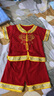 迪士尼（Disney）寶寶一周歲衣服男童春秋季抓周禮服女嬰兒童唐裝薄款生日中國風(fēng)夏 短袖歲歲平安+帽鞋襪 90碼/適合12-18個(gè)月 曬單實(shí)拍圖