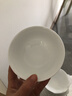 第一餐·陶瓷 12024年新款碗家用瓷器飯碗面碗湯碗茶碗景德鎮(zhèn)釉下彩高溫白瓷碗 4英寸高白瓷小湯碗 曬單實(shí)拍圖