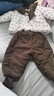 鸞雀翔女寶寶一周歲衣服加絨加厚棉服兩件套嬰幼兒0-3歲棉襖套裝保暖服2 加厚 淺黃色加厚棉服套裝 90碼建議身高80-90 年齡1-2歲 90cm 曬單實(shí)拍圖