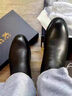 老人頭男鞋冬季真皮高幫棉鞋正裝保暖加絨商務(wù)韓版休閑男士棉皮鞋 SN210810M黑色 40 曬單實(shí)拍圖