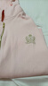 英氏（YEEHOO）女童外套兒童衣服開(kāi)衫帶帽上衣秋裝學(xué)院英倫風(fēng)中大童裝秋季新款 凈面帶帽淺粉 160 曬單實(shí)拍圖