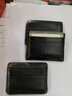 佐爾丹妮男士卡包男超薄迷你卡夾商務(wù)卡片包迷你小卡套駕駛證證件卡套小巧 C001荔枝紋黑色 曬單實(shí)拍圖
