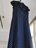 皮爾卡丹（pierre cardin）品牌品牌雪紡連衣裙女夏2026新款高端氣質(zhì)高檔秋天廣州十三行裙子 藏藍色 L 曬單實(shí)拍圖