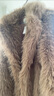 H&M女裝毛呢外套冬季保暖仿皮草中長(cháng)款絨感大衣毛毛外套1101014 米色 XS 155/80 曬單實(shí)拍圖