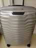 新秀麗（Samsonite）【銘牌定制】拉桿箱 結(jié)實(shí)鎧甲箱 可擴(kuò)展行李箱登機(jī)旅行箱男女 CW6 銀色 25英寸 曬單實(shí)拍圖