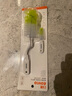 日康（rikang）寬口奶瓶刷杯刷 寶寶奶瓶水杯海綿刷 新生兒奶瓶清潔器 旋轉手柄 3500 尼龍旋轉瓶刷 黃色 曬單實(shí)拍圖