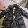 雅鹿雅鹿兒童羽絨服長(cháng)款2024新款兒童防寒羽絨外套黑色150碼 曬單實(shí)拍圖