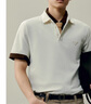 GXG男裝 速干商務(wù)polo衫男士小標(biāo)polo 24夏季 米色 175/L 曬單實(shí)拍圖