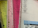 国誉(KOKUYO)进口B5笔记本子Campus便携轻薄Smart Ring活页本内含10张纸 粉色 RU-SP700LP 实拍图