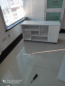 永诺 办公桌椅组合 老板桌经理桌现代简约书桌大班台大板桌办公室家具 黑架+白色桌面（桌子+大侧柜） 升级板材 1.8米*0.8米 实拍图