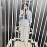73Hours【倪妮同款】女鞋奶酪包春秋新款一腳蹬平底單鞋通勤樂(lè )福鞋女 米白 37 曬單實(shí)拍圖