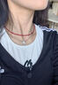 BJYL朱砂項(xiàng)鏈女士鎖骨鏈女本命年轉(zhuǎn)運(yùn)珠護(hù)身符圓珠頸鏈送媽媽生日禮物 項(xiàng)鏈 曬單實(shí)拍圖