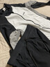 BOSOOT2024分體潛水服女情侶泳衣套裝長(cháng)袖防曬水母衣顯瘦男士沖浪服浮潛 黑+白色【男款三件套】 L 曬單實(shí)拍圖