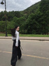 舒芳蝶（shufangdie）休閑褲套裝女2025時(shí)尚立領(lǐng)排扣襯衫上衣早秋高腰拖地休閑褲兩件套 淺藍(lán)色上衣+黑色褲子【送腰帶】 M 曬單實(shí)拍圖