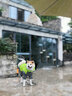 唐寵 狗狗雨衣大型犬全包四腳中小型犬雨衣舒適透氣寵物雨衣柯基泰迪柴犬防水雨披金毛薩摩狗狗衣服 綠色 28#（建議60-70斤） 曬單實拍圖