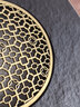 泥印 古韻陶瓷茶盤烏金石盤面家用簡(jiǎn)易圓形茶托辦公會(huì)客小型茶臺(tái) T79-02B 古韻茶盤-中號(hào) 曬單實(shí)拍圖