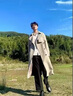 NASALIKE風(fēng)衣男士春秋季中長款卡其色休閑大衣2025新款外套男款感薄款 卡其色 L 曬單實拍圖