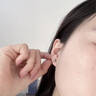 中國黃金六爪鉆石耳釘女時尚銀耳飾耳環(huán)教師節(jié)禮物送老師生日送女友 經(jīng)典六爪耳釘-3分鉆石一對 曬單實拍圖