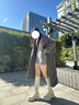 both【秦嵐同款】GAO長(cháng)筒靴女款潮流厚底切爾西靴高筒時(shí)裝靴 白色/白色 37 曬單實(shí)拍圖