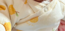 童泰秋冬0-6个月婴儿男女宝宝保暖连体蝴蝶哈衣TS23D165 黄色 52 实拍图