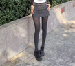 Henny Rue女士連褲襪女春秋季微壓美腿塑形無(wú)縫襠打底連腳襪子女 氣質(zhì)灰(適合15-22度） 均碼(80-130斤） 曬單實(shí)拍圖