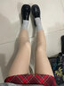 浪莎光腿神器外穿裸感連褲襪雙層可拆卸絲襪加絨加厚超自然肉色打底褲 【150克薄絨】膚色連腳 均碼【紐扣設計外層可脫】 曬單實(shí)拍圖