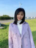 經(jīng)典故事（JANE STORY）經(jīng)典故事高級感風(fēng)衣外套女春秋2026新款時(shí)尚短款紫色外套小個(gè)子 N03淺紫色 S 曬單實(shí)拍圖