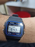 卡西歐（CASIO） 卡西歐(CASIO)手表男女小方塊復古電子表小金表情侶表送男友禮物 F-91W-1DV 曬單實(shí)拍圖