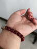 楚薇薇原礦朱砂手串女本命年手鏈轉運珠和田玉禮物送母送女友 朱砂兩世歡手鏈8mm款式禮盒 曬單實(shí)拍圖