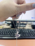 花芽項鏈女手鏈鎖骨鏈耳夾套裝沐光獨角獸925銀吊墜個(gè)性高級感送女友 沐光獨角獸項鏈 曬單實(shí)拍圖