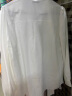 百图betu女装春季新款衬衫飘带设计感温柔雪纺长袖衬衫女2302T34 米白 S 实拍图
