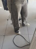 茹軒煙灰色闊腿牛仔褲女秋冬款春秋新款直筒寬松甜酷風(fēng)復(fù)古拖地褲 煙灰色 28 曬單實拍圖